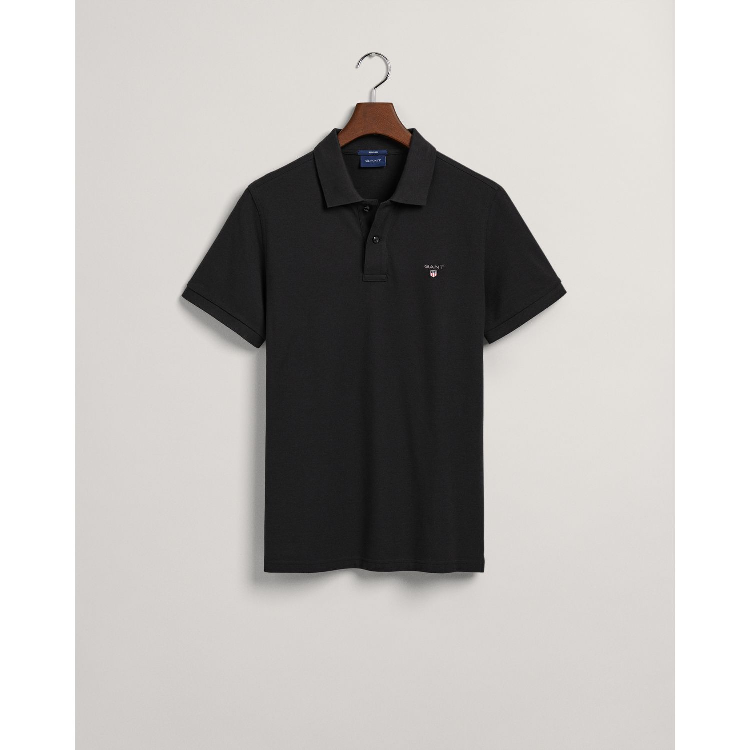 Black Gant Mens Original Pique Rugger Polo Shirt - Get The Label