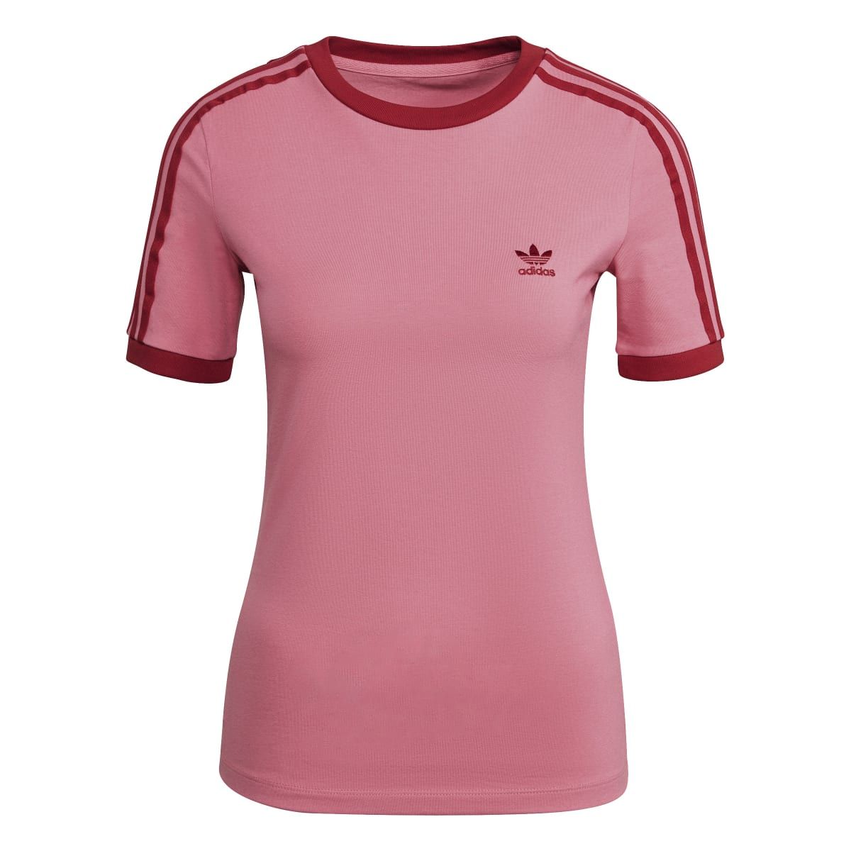 Rose adidas Originals Womens Adicolor Classics Collegiate T-Shirt