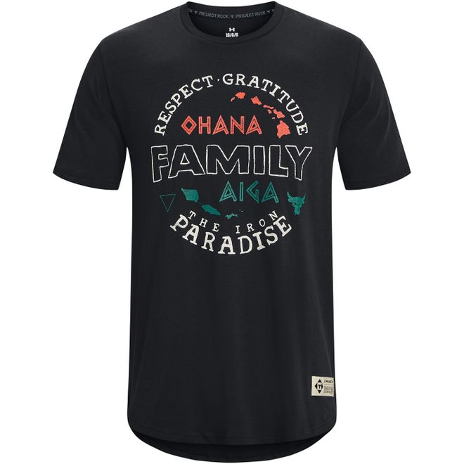 Mens Project Rock Family SS Leisure T-Shirt