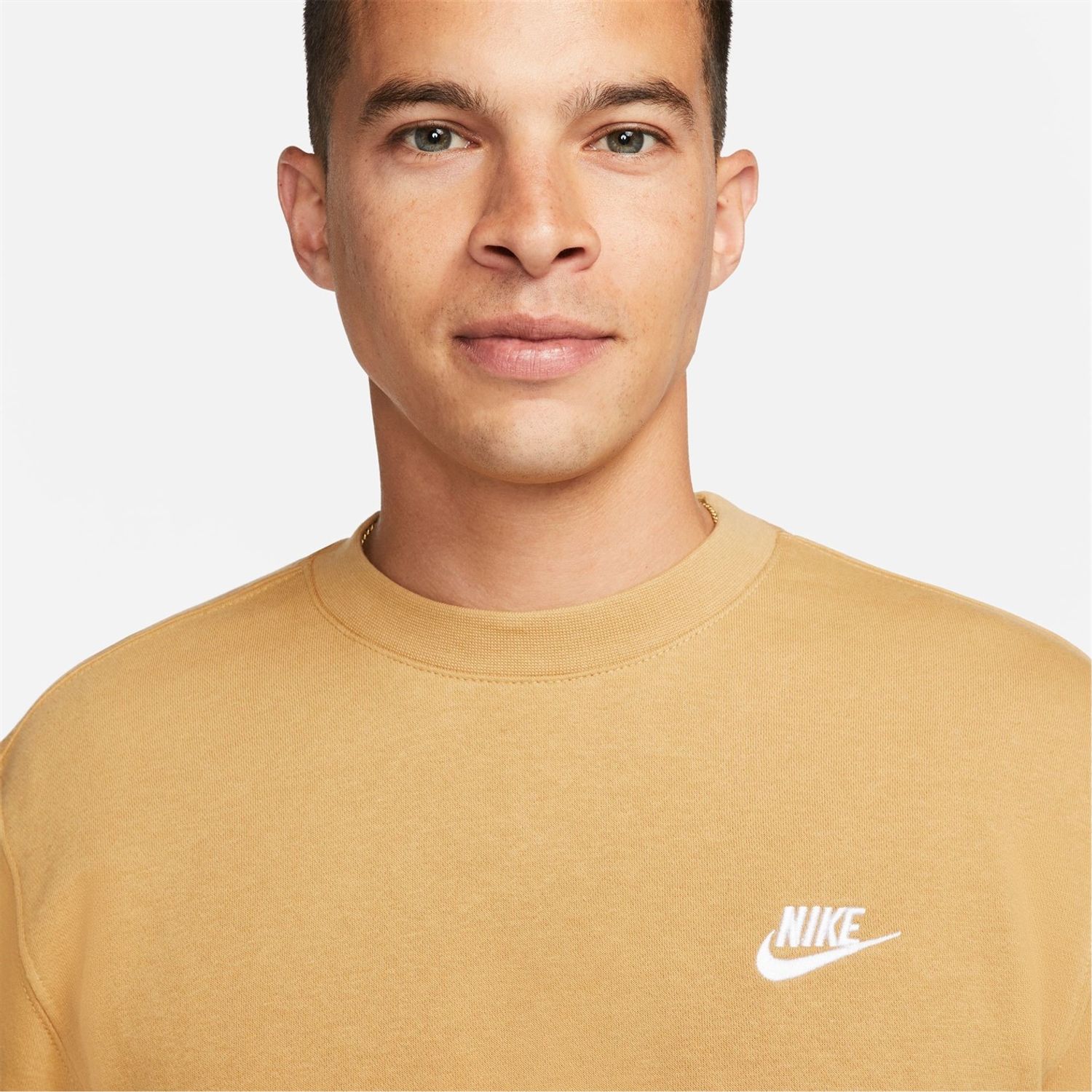 Brown Nike Sportswear Club Crew - Get The Label