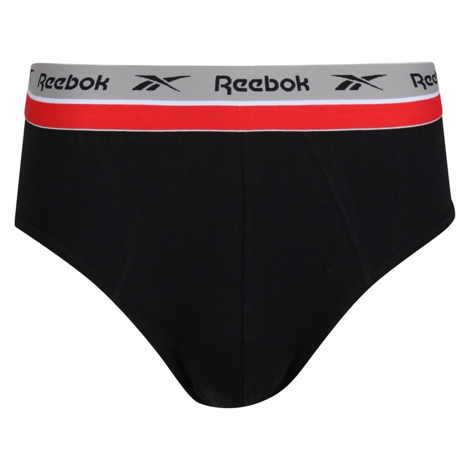 Reebok 3 Pack Wiggins Briefs Mens Gents Underwear Underclothes Lightweight