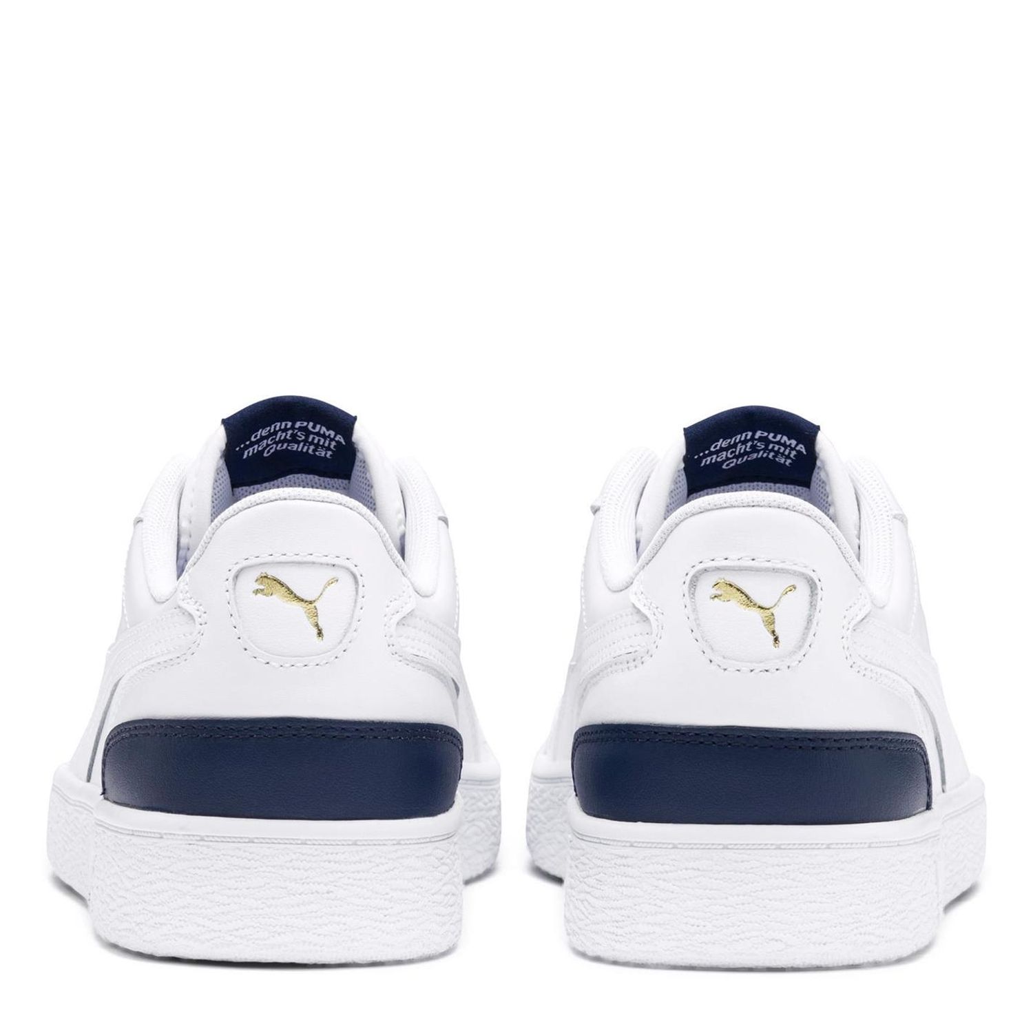 White Puma Sportstyle Ralph Sampson Low Trainers - Get The Label