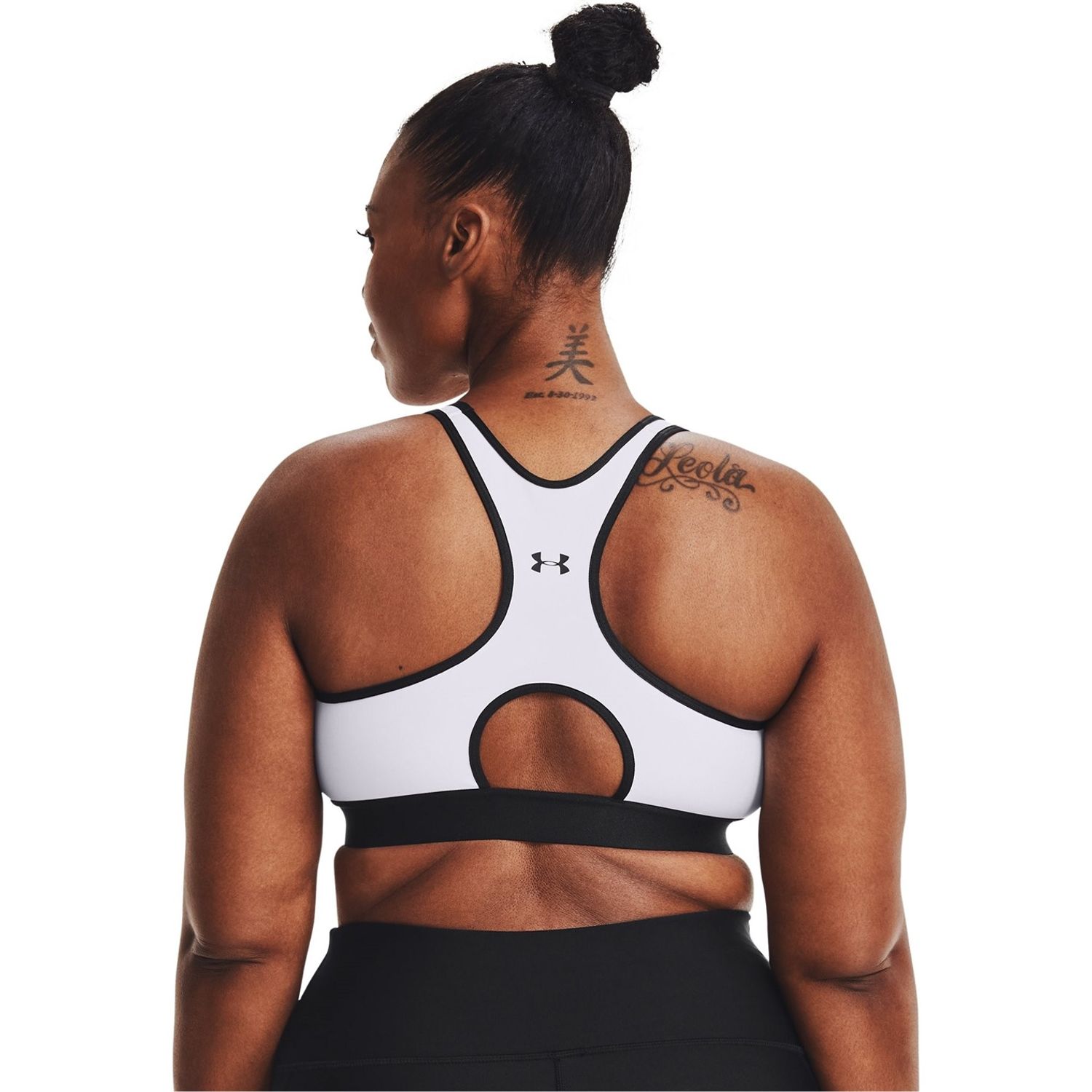 Pink Under Armour Mid Keyhole Sports Bra Womens - Get The Label