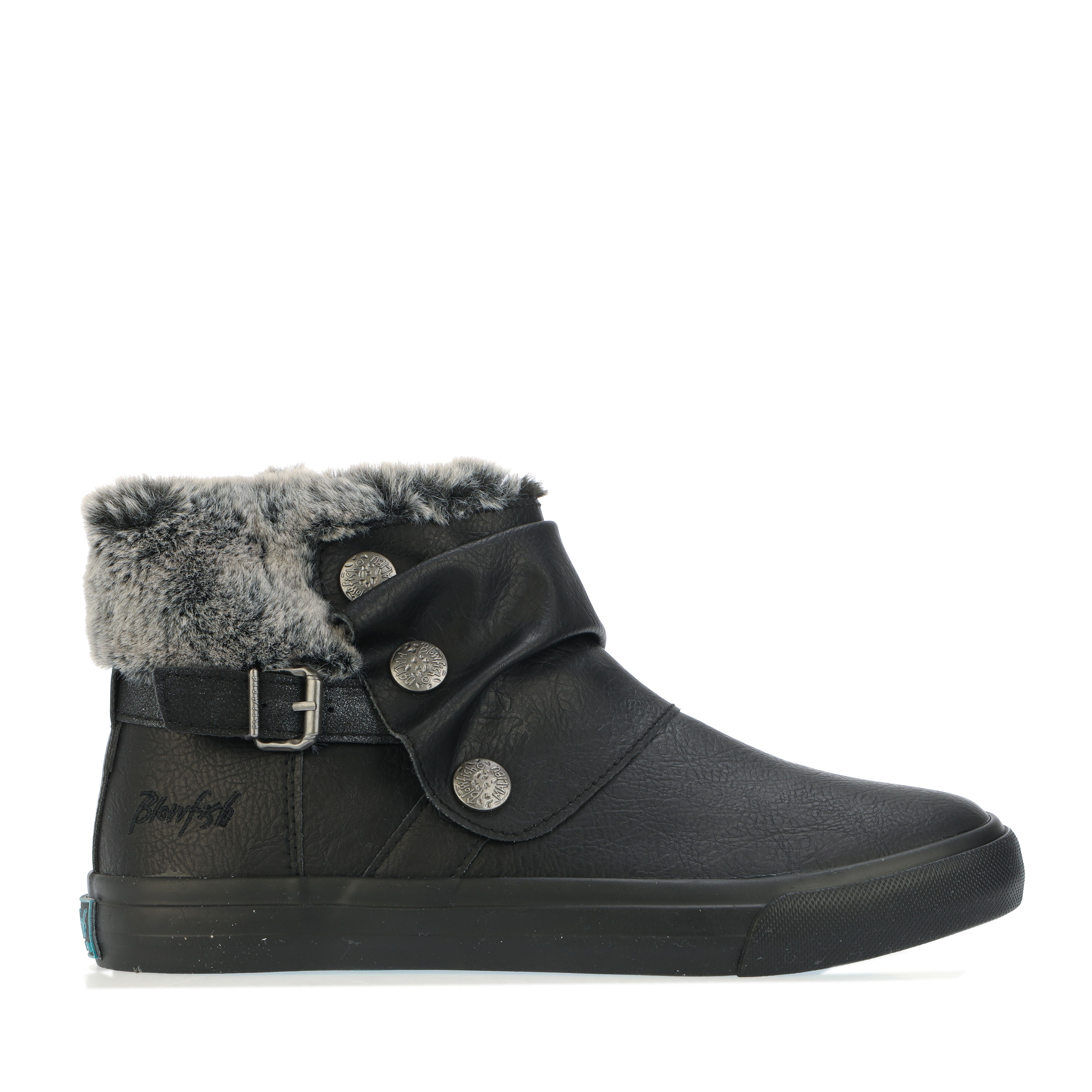 Womens Mahokia Faux Shearling Ankle Boots