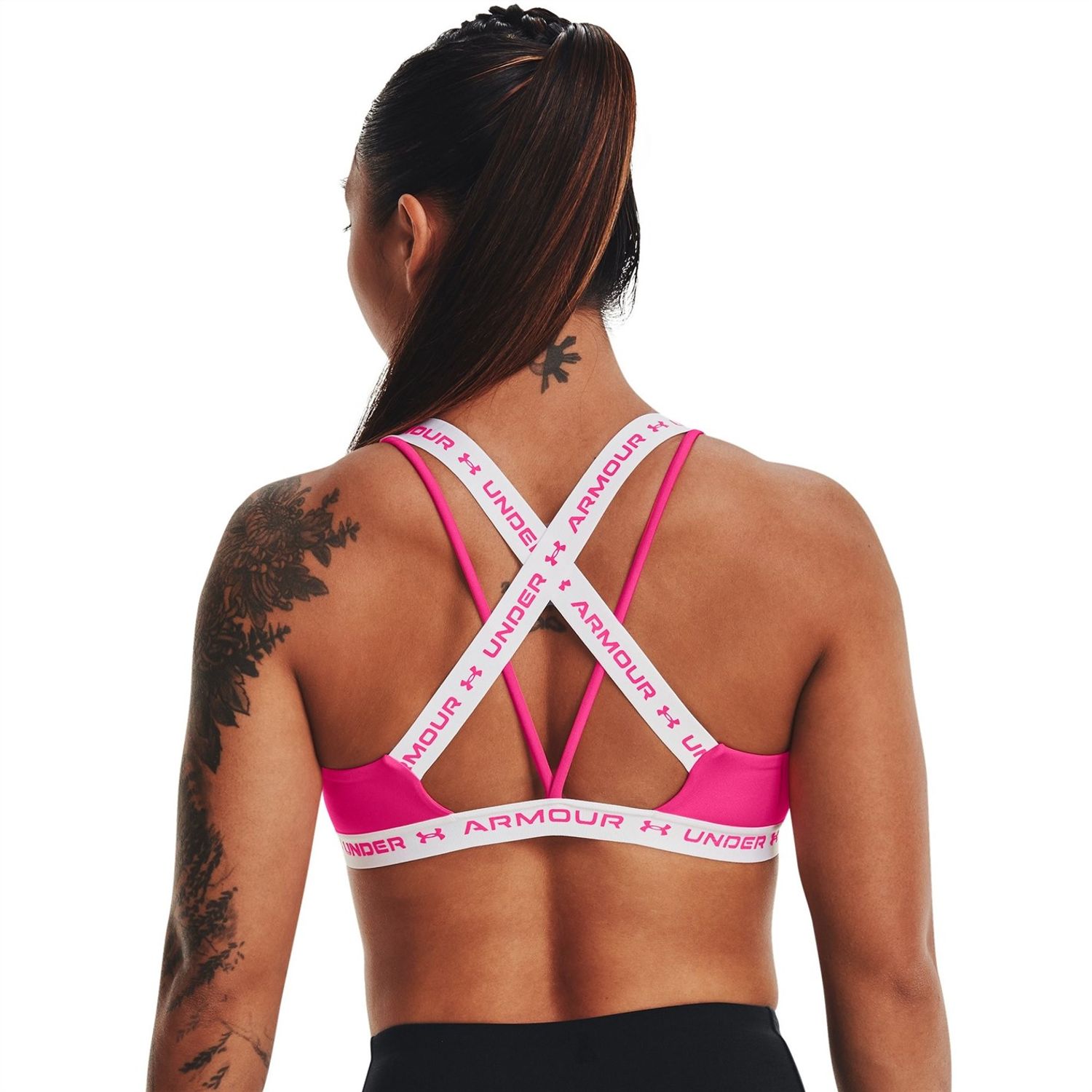 Blue Under Armour Armour Crossback Low Impact Sports Bra - Get The