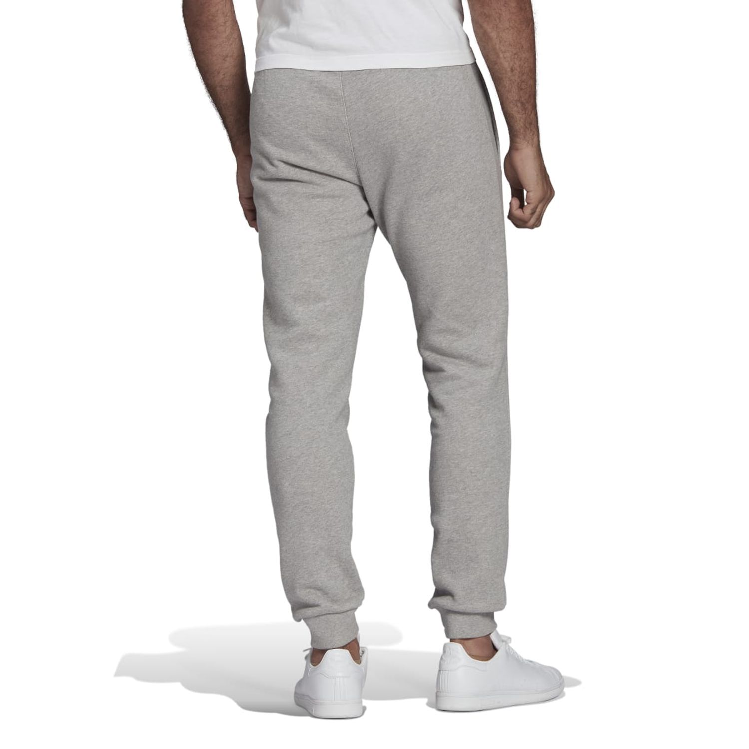 Grey adidas Originals Mens Essentials Trefoil Pants - Get The Label