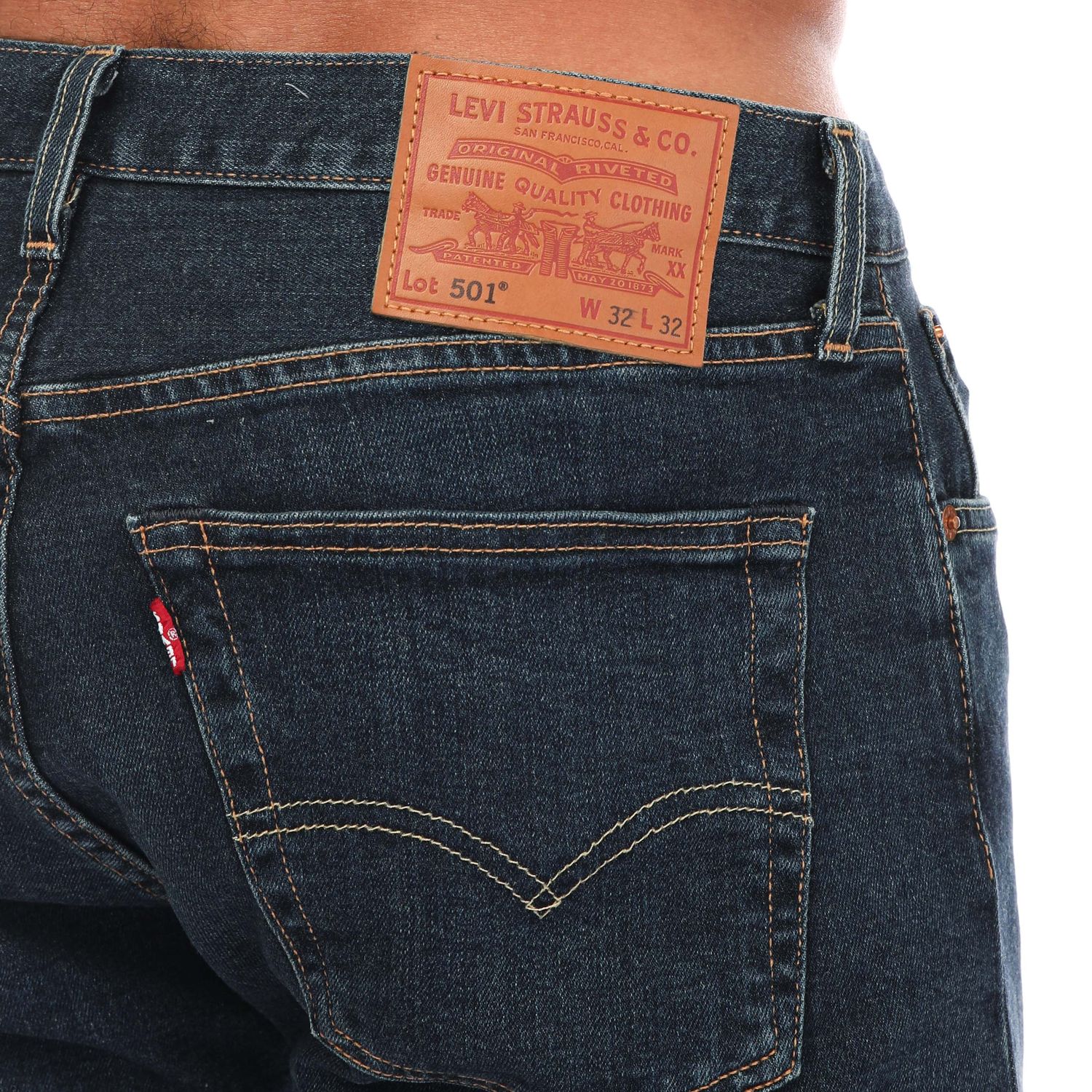 Denim Levis Mens 501 Eastern Standard Jeans - Get The Label