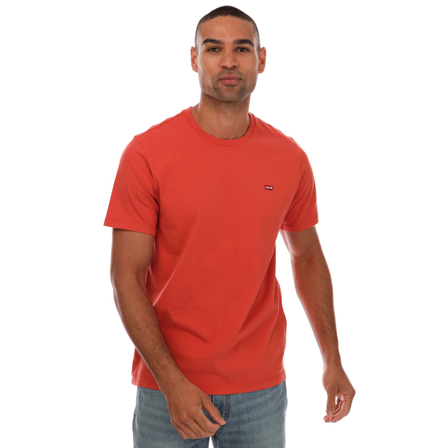 Red Levis Mens Original Housemark T-Shirt - Get The Label