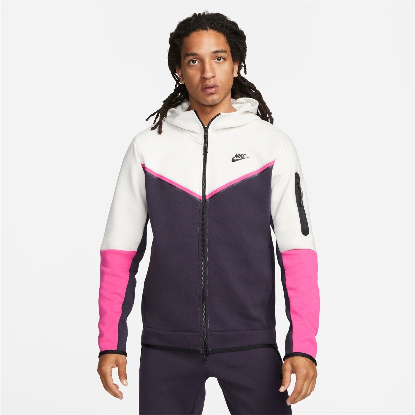 Nike Full Zip Tech Fleece Hoodie Mens in Multi colour