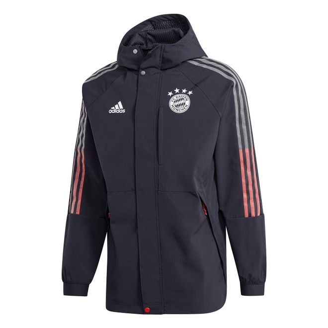 Womens Bayern Munich Football Sports Hooded Jacket