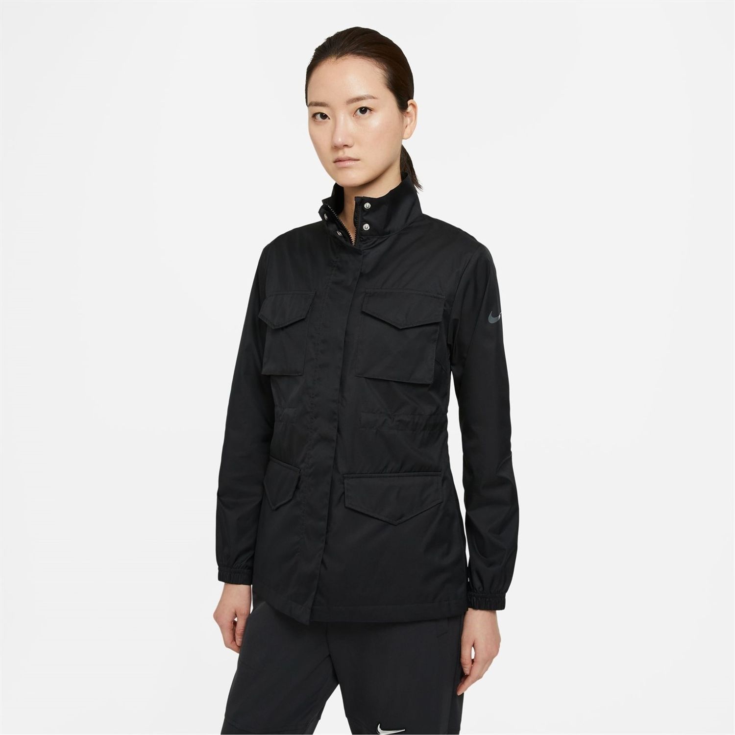 Black Nike Essential M65 Women's Woven Utility Jacket - Get The Label