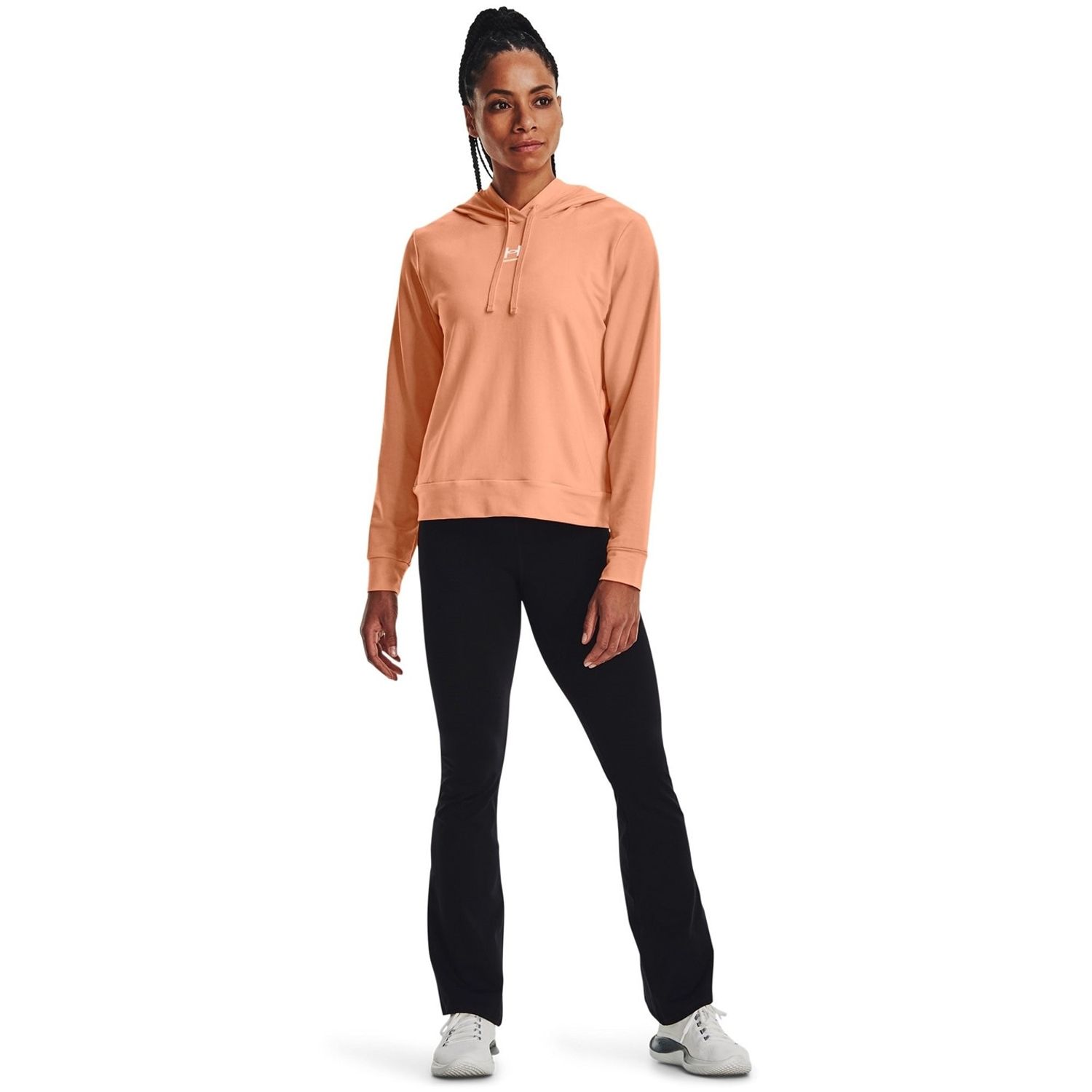 Orange Under Armour Armour Rival Terry OTH Hoodie Womens - Get The