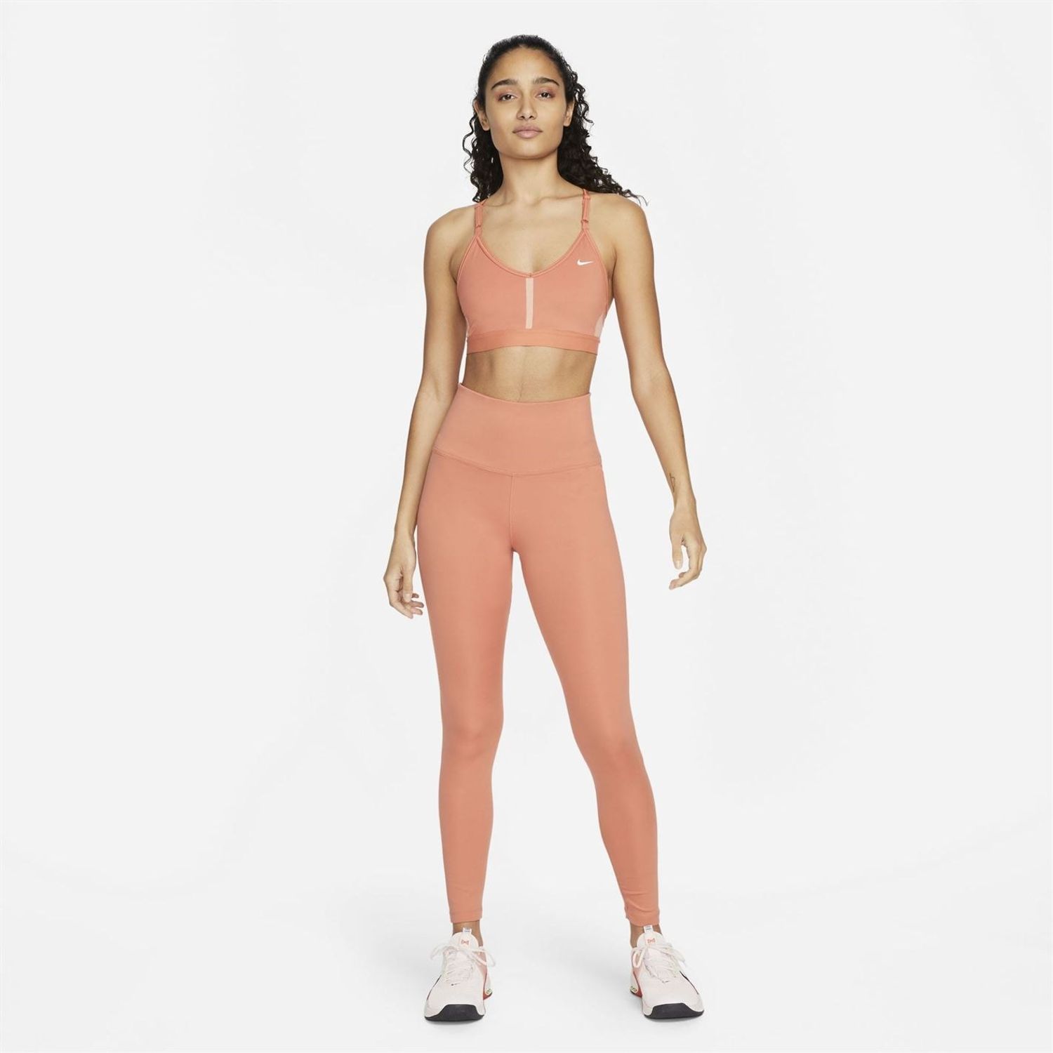 Pink Nike One Dri FIT Womens High Rise Leggings - Get The Label