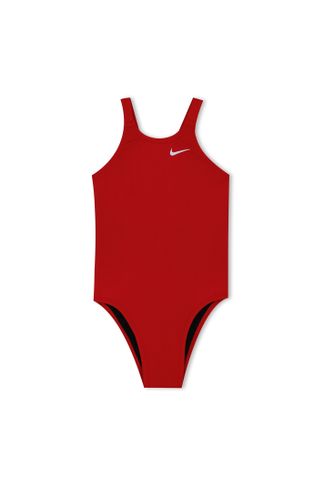 Red Nike Women's Hydrastrong Fastback One-Piece Swimsuit - Get The Label