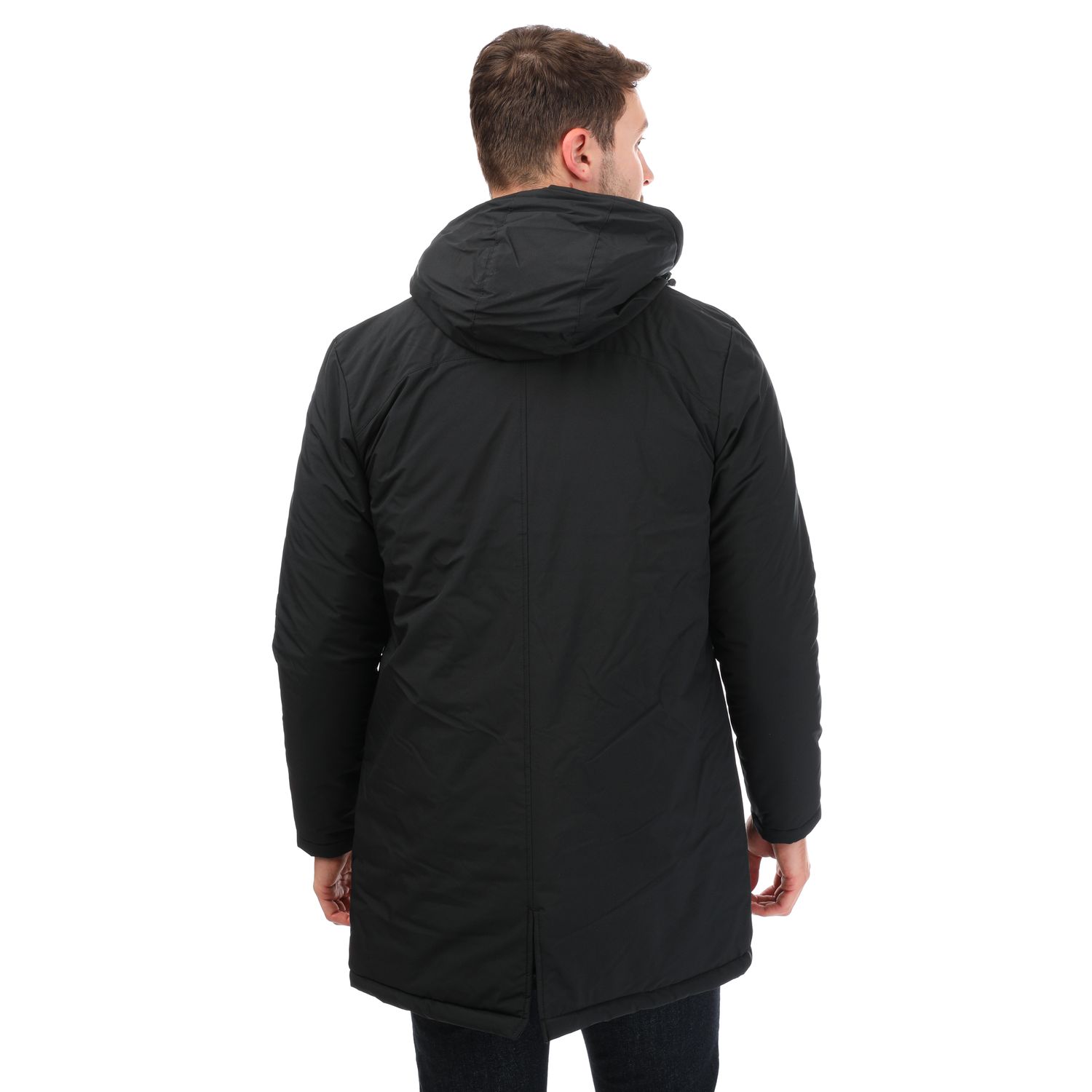 Black Castore Mens Long Length Bench Jacket - Get The Label