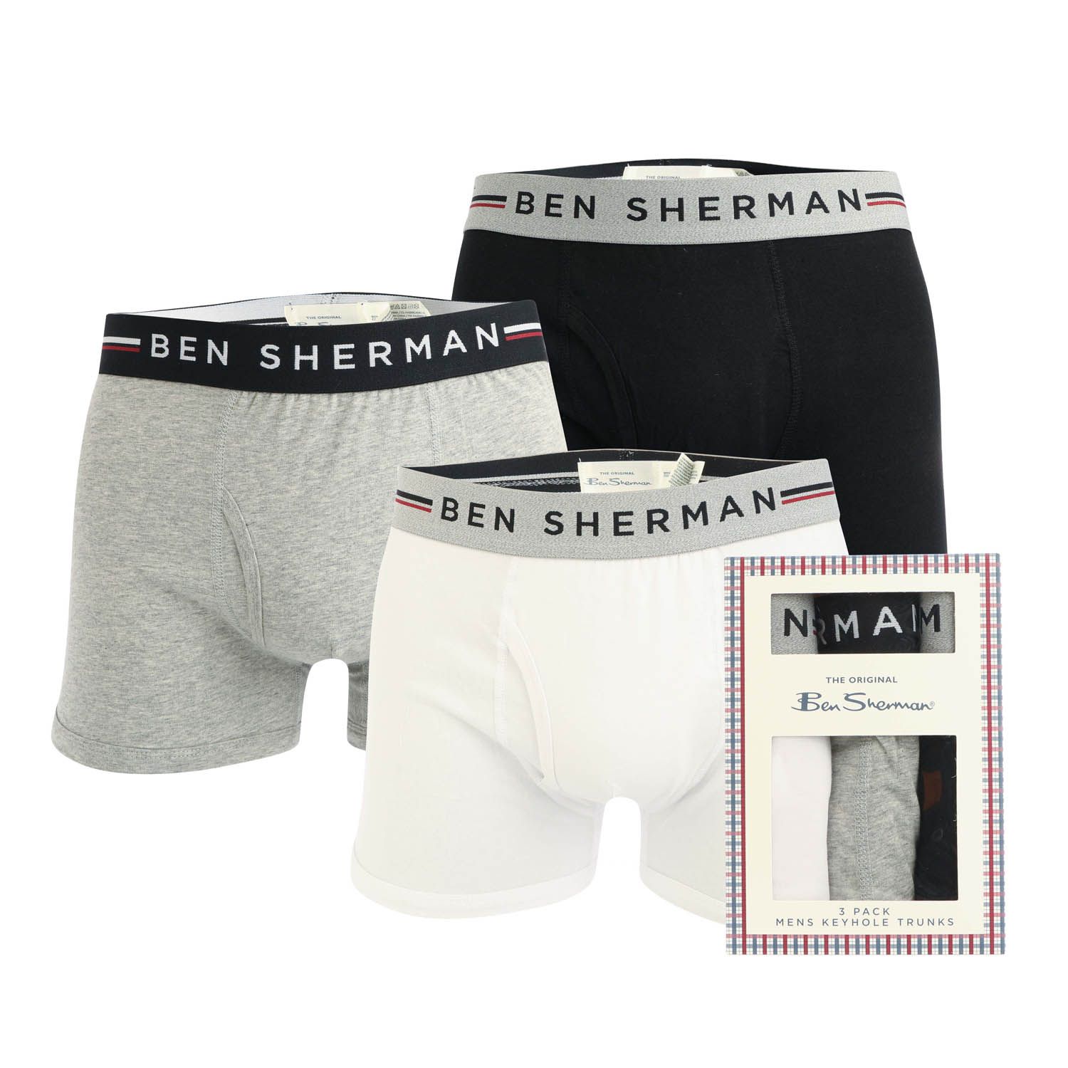 Mens Chase 3 Pack Boxer Shorts