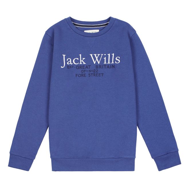 Wills Script Crew Neck Sweater Junior Boys