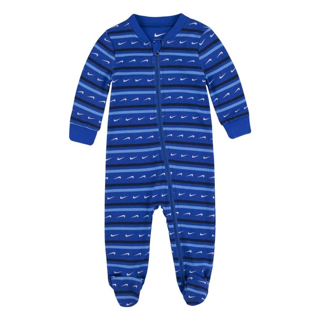Boy All Over Print Full Zip Footed Coverall