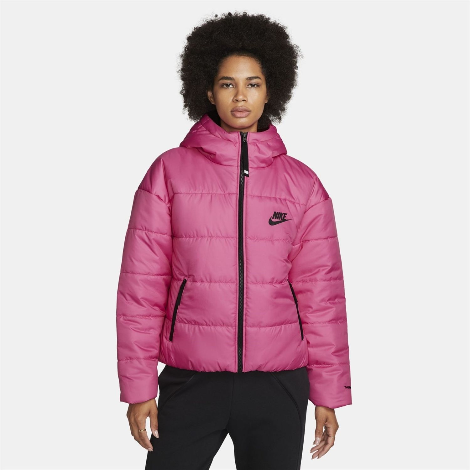 Pink Nike Womens Sportswear Therma Fit Repel Synthetic Fill Hooded Jacket -  Get The Label