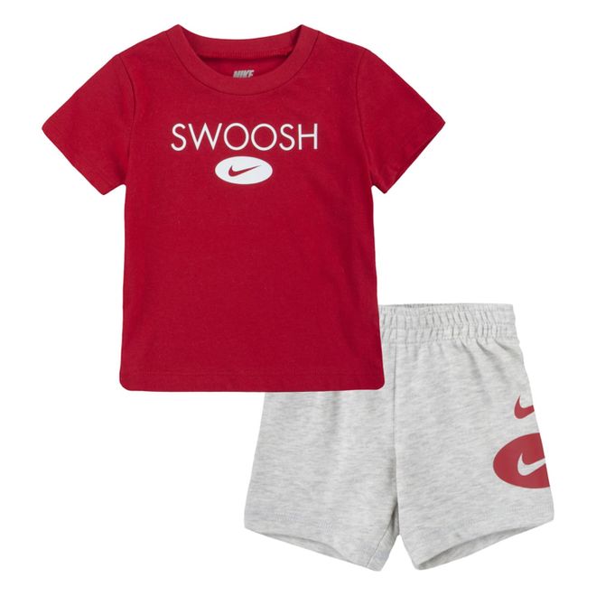 Toddler Logo Shorts Swoosh and T-Shirt Set