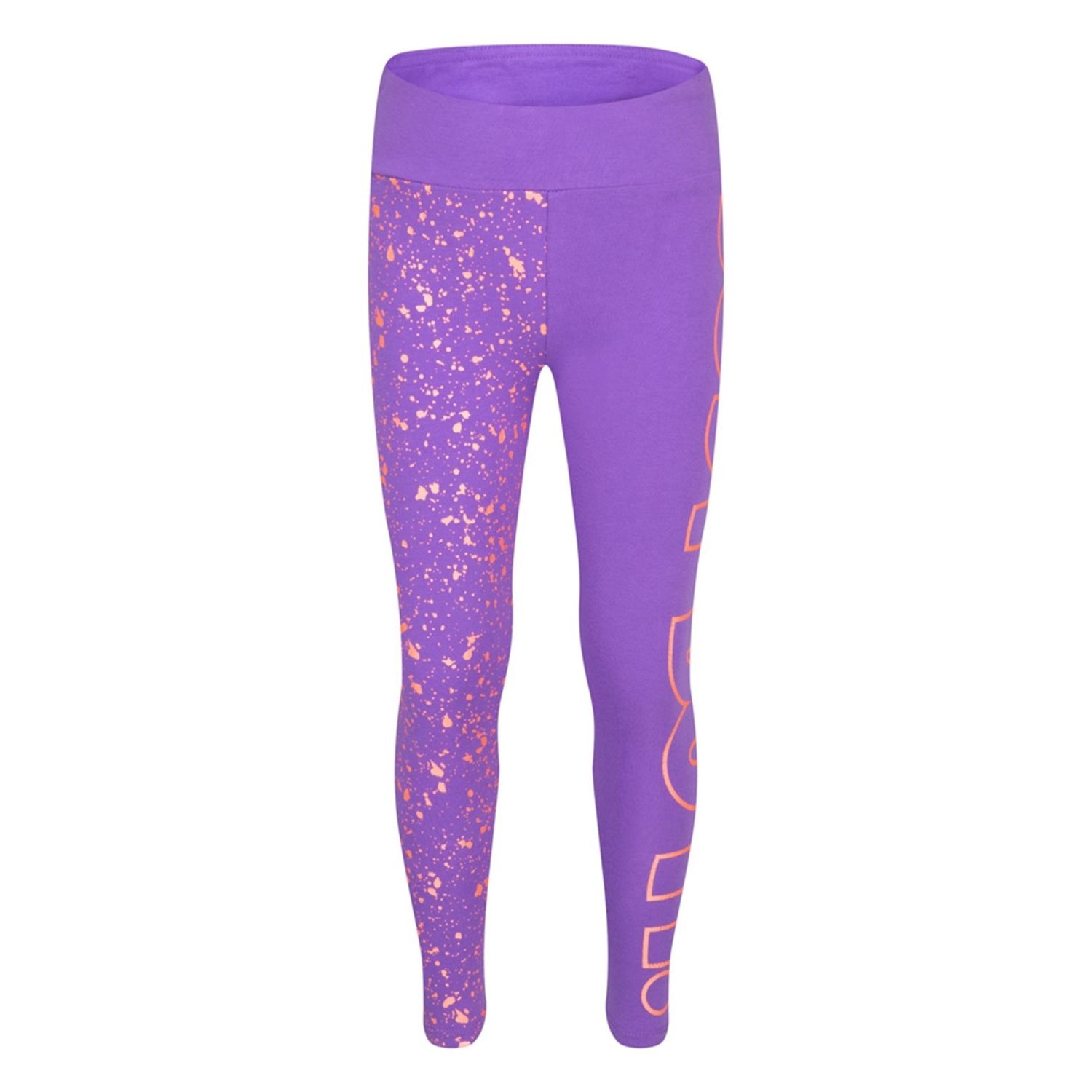 Purple Nike Little Girls 'Just Do It' Splatter Leggings - Get The
