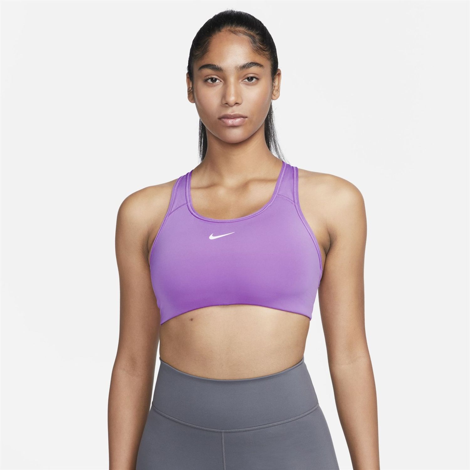 Nike Swoosh Women's Medium-Support 1-Piece Pad Sports Bra. UK