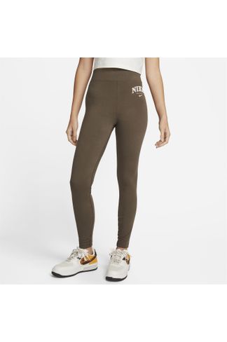 Brown Nike Women's Varsity High-Waisted Logo Leggings - Get The Label
