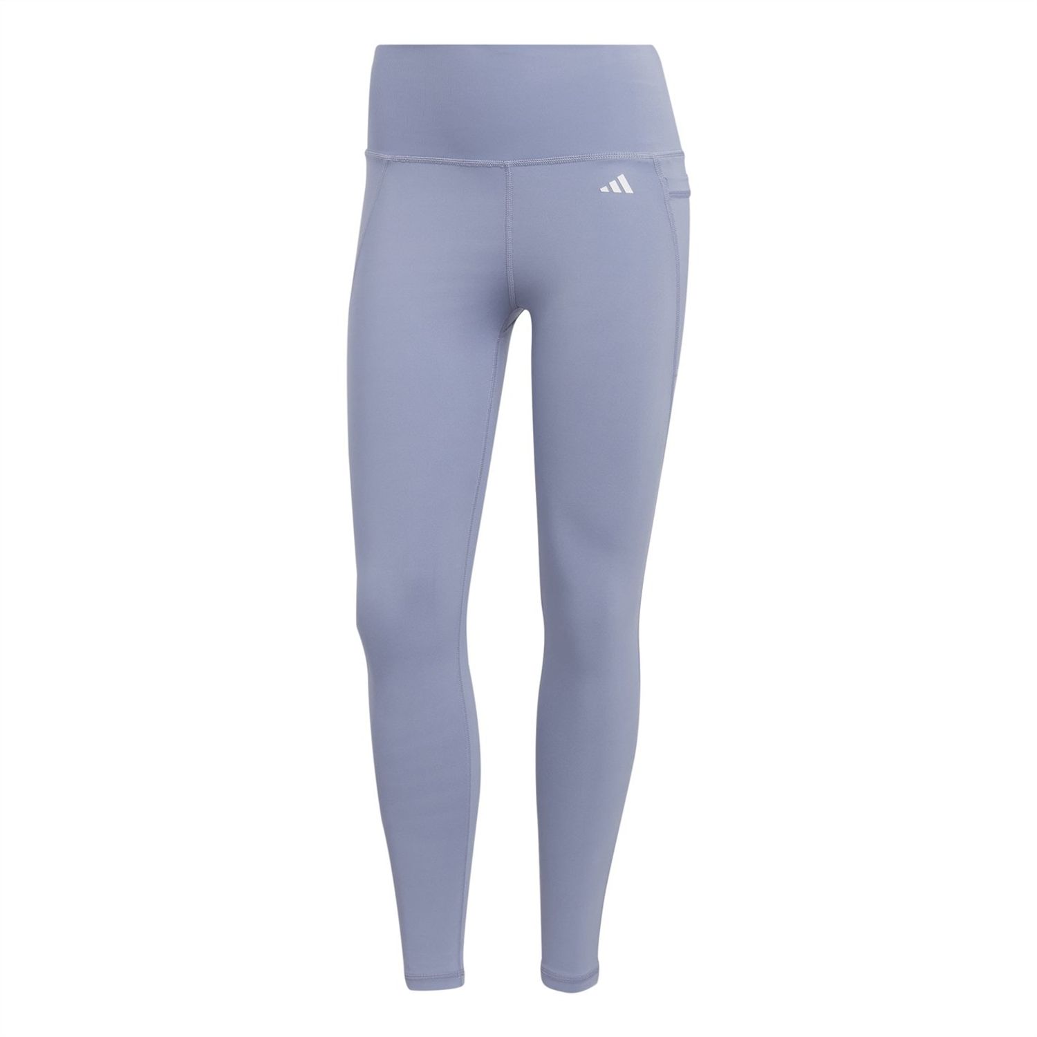 Silver adidas Womens Optime Training 7/8 Leggings - Get The Label