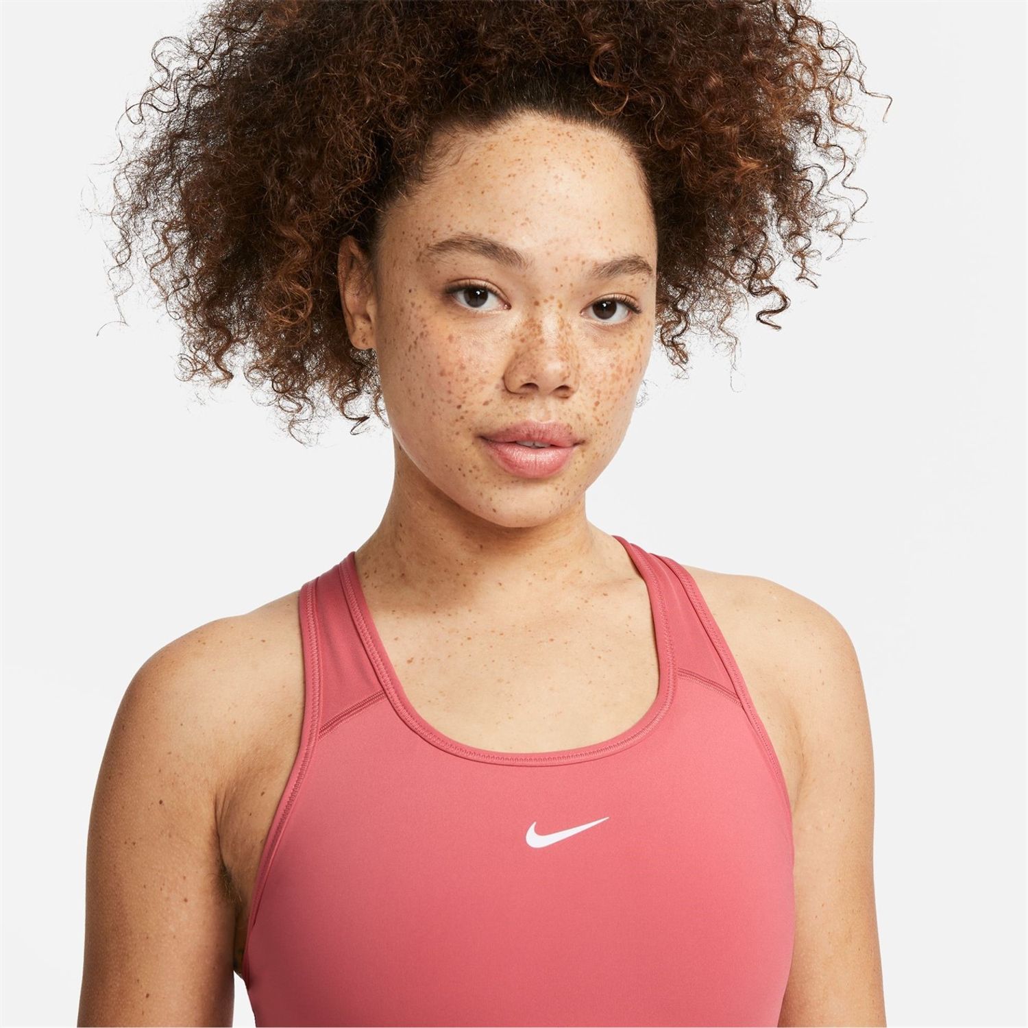 Buy Nike Women's Dri-FIT Swoosh Medium Support Sports Bra Blue in