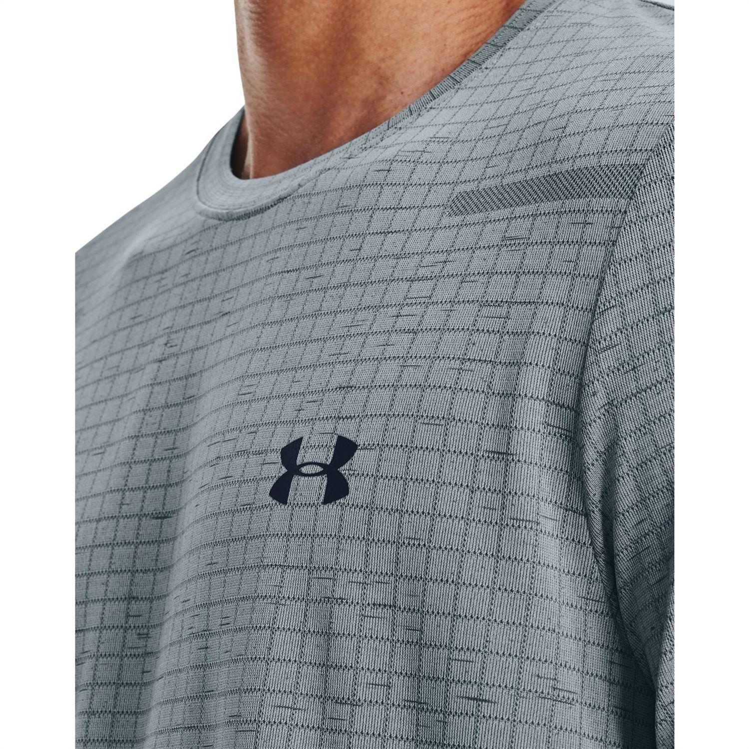 Blue Under Armour Mens Seamless Short Sleeve - Get The Label