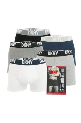 Buy DKNY Mens Portland Five Pack Boxer Trunks Black