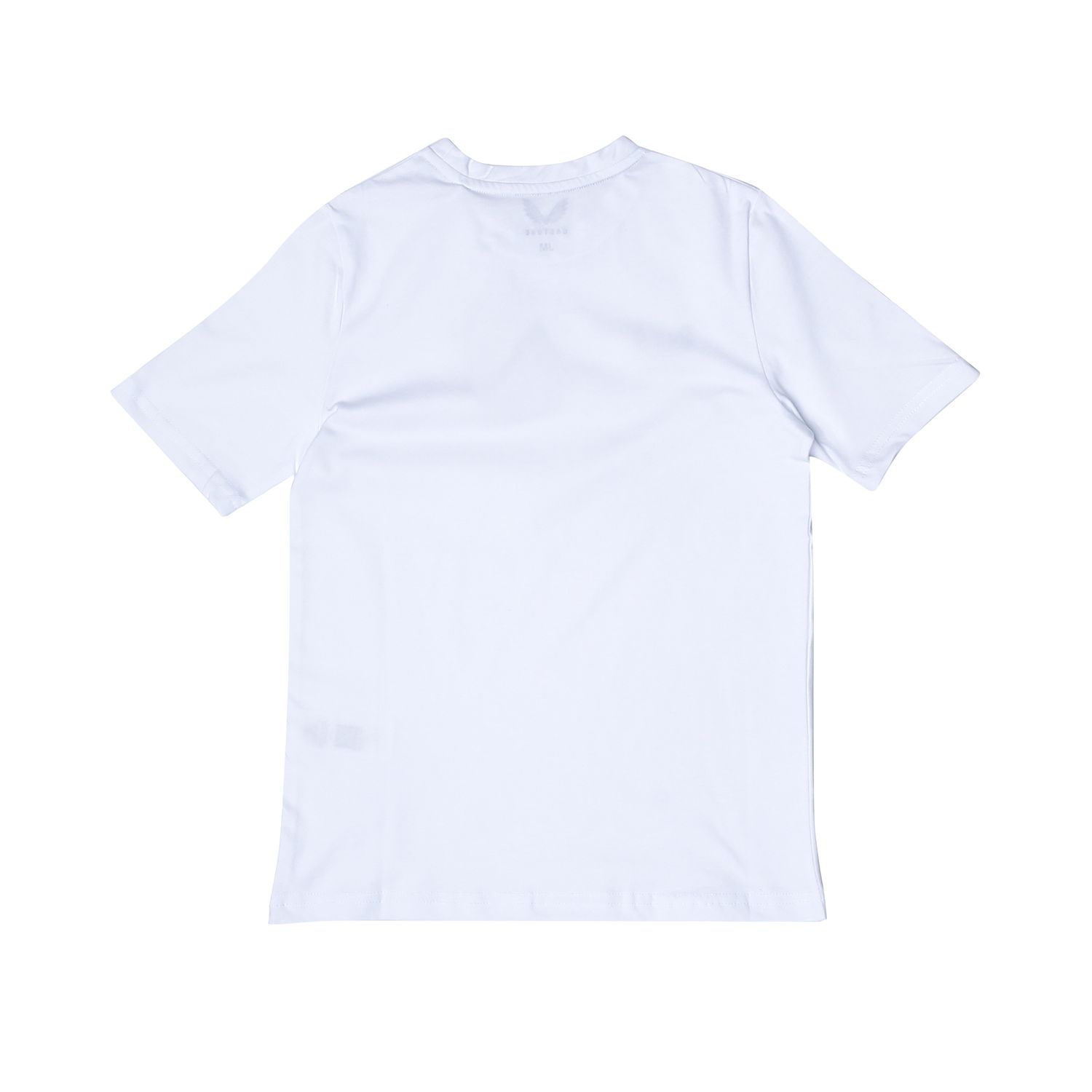 White Castore Junior Cotton Leisure T-Shirt - Get The Label