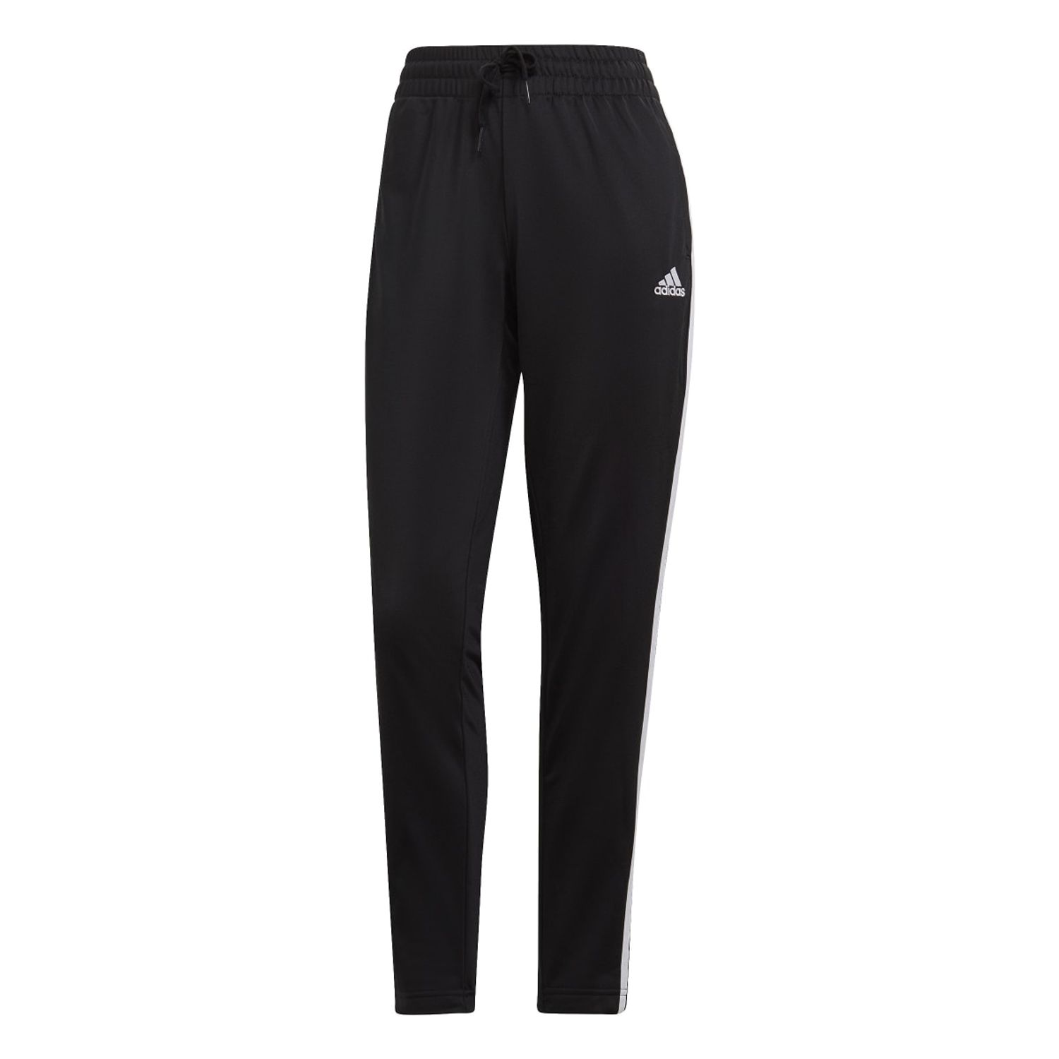 Black-White adidas Womens Essentials 3-Stripes Tracksuit - Get The Label