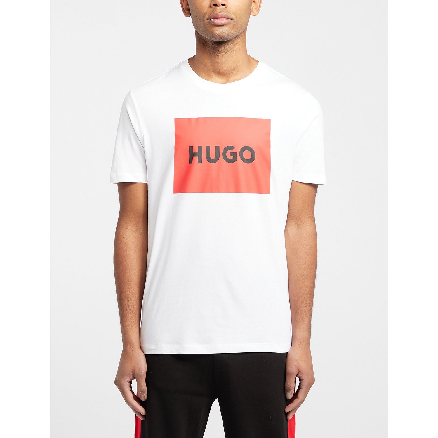 Red Hugo Boss Mens Dulive Print Logo T-Shirt - Get The Label