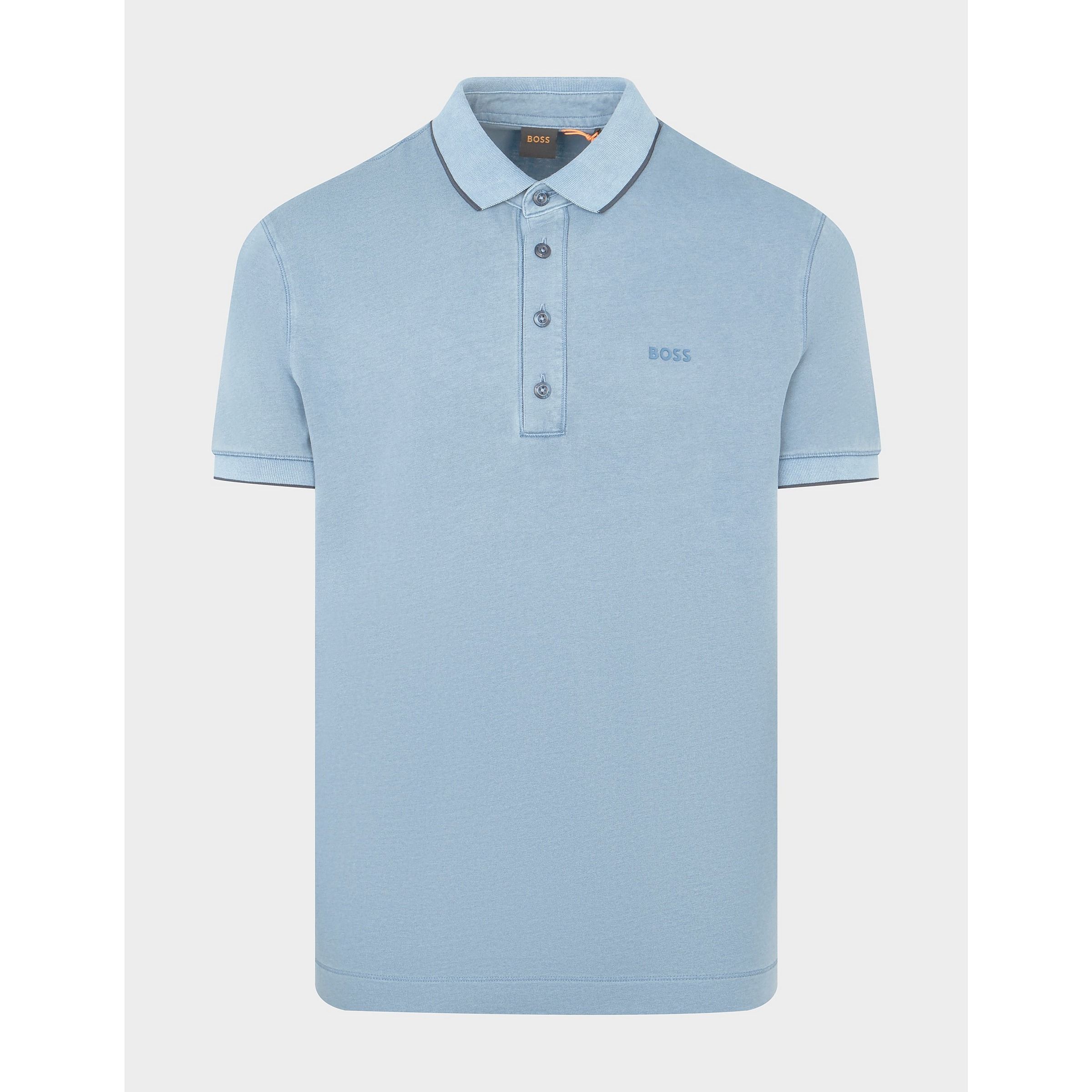 Mens Pestructured Polo Shirt