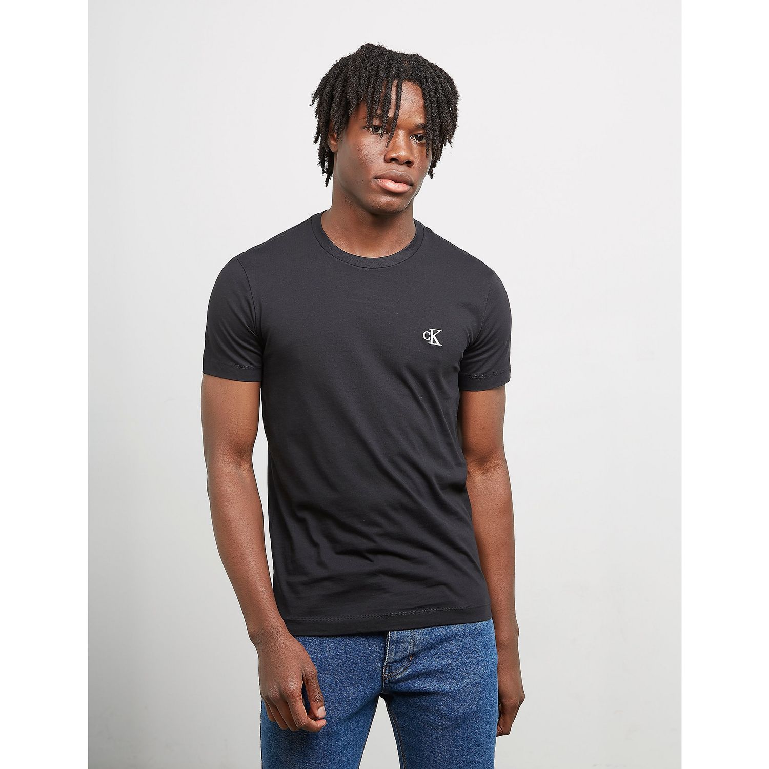 Black Calvin Klein Mens Essential Slim Organic Cotton T-Shirt - Get The  Label