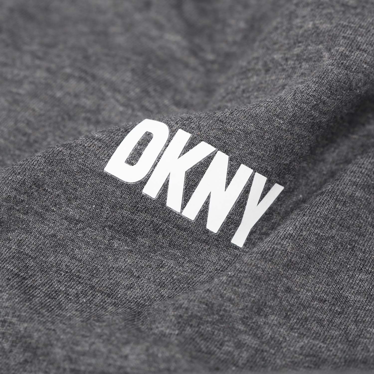 Grey black DKNY Mens Long Sleeve 3 Pack T-Shirt - Get The Label