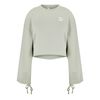 Womens Classic Cropped Crew Sweater