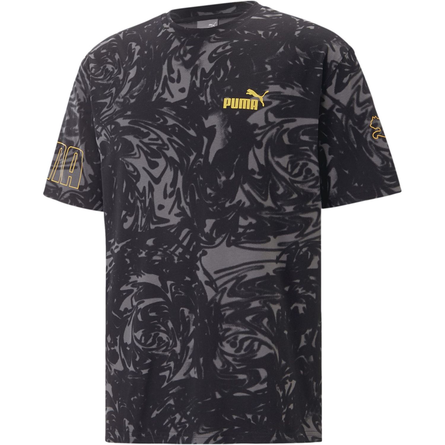 Black Puma Power Summer Aop T-Shirt - Get The Label