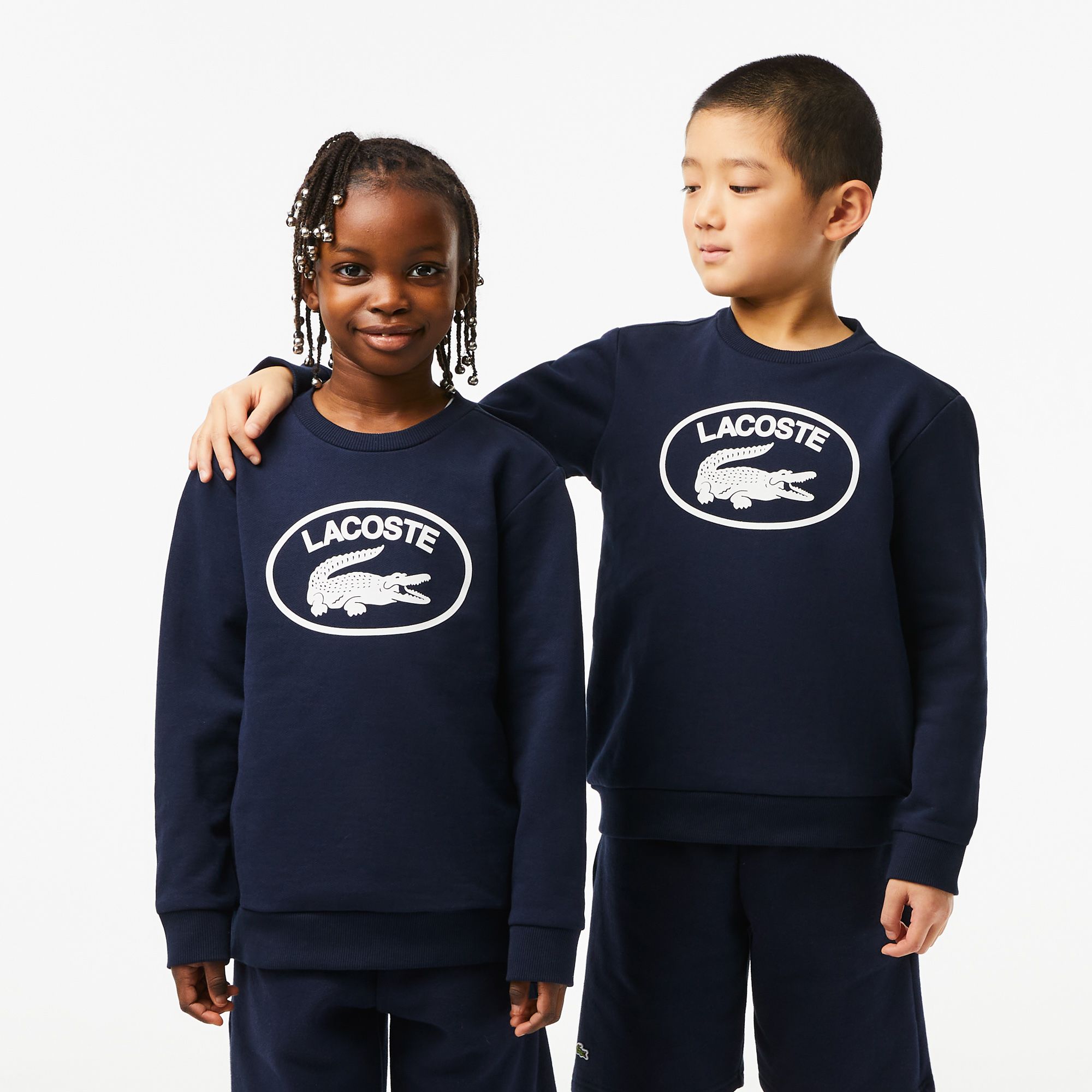 Kids Contrast Branded Colourblock Sweatshirt