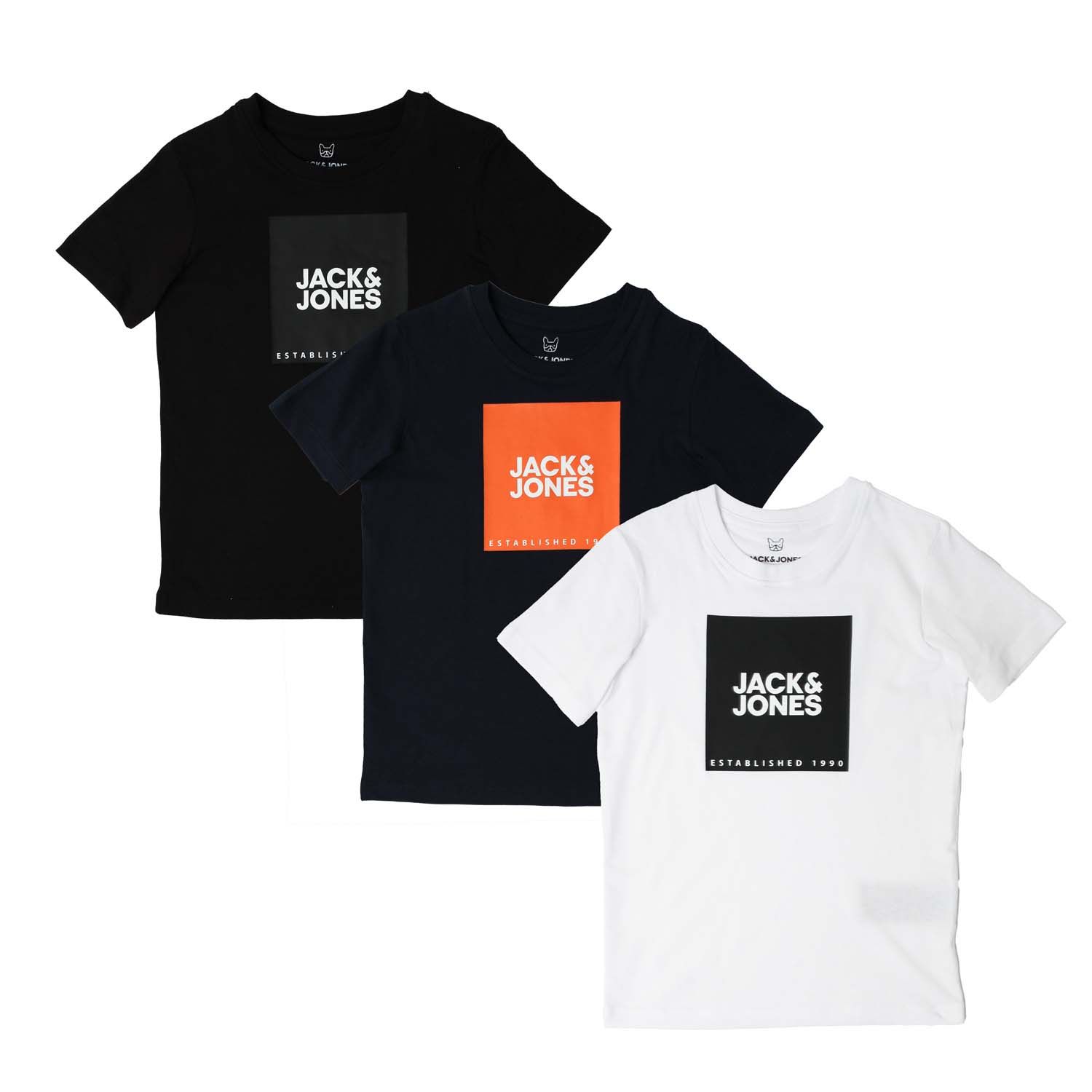 Junior Boys Lock 3 Pack T-Shirts