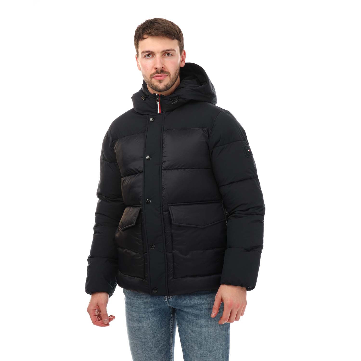 Mens Tech Hooded Padded Jacket
