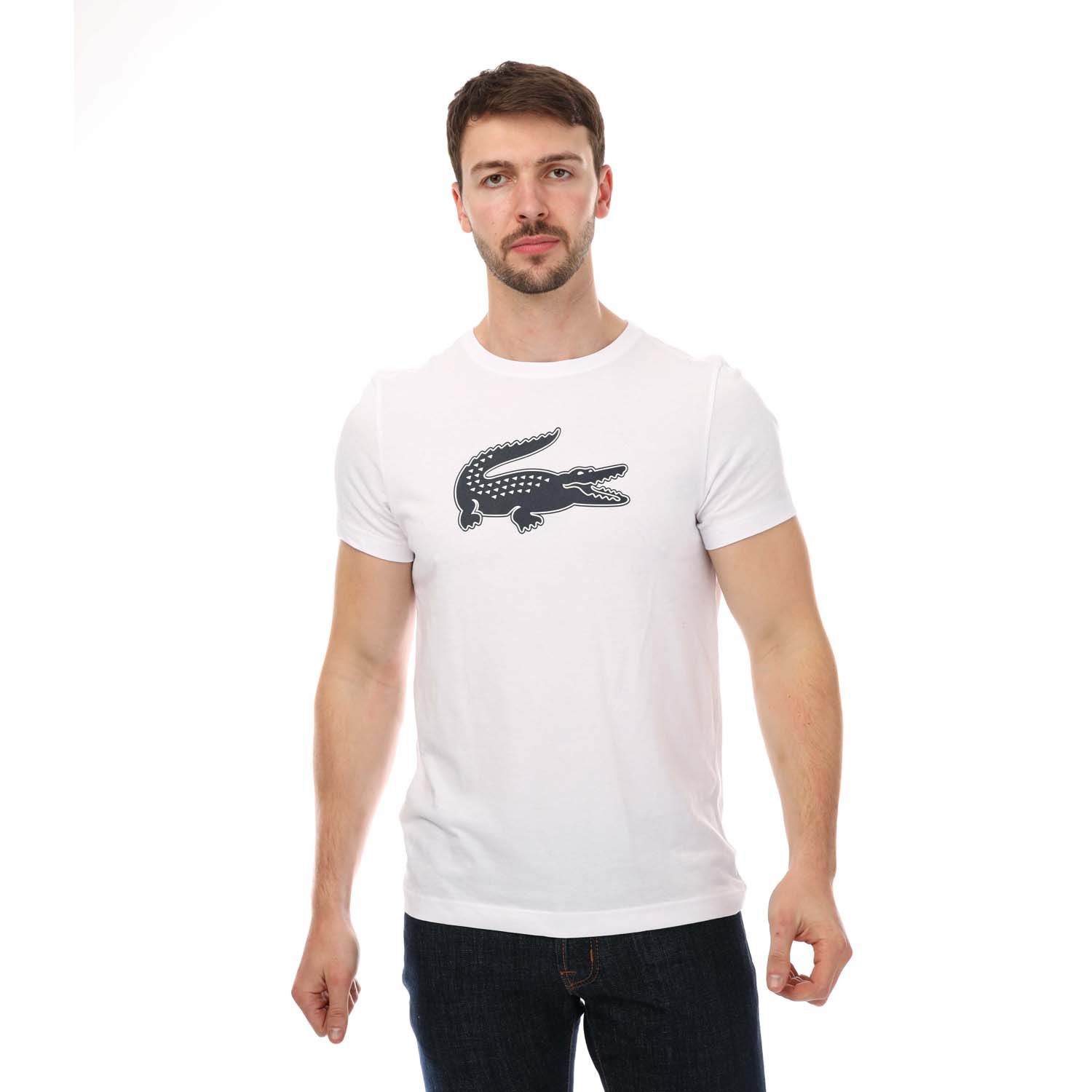 Mens SPORT 3D Print Crocodile Jersey T-Shirt