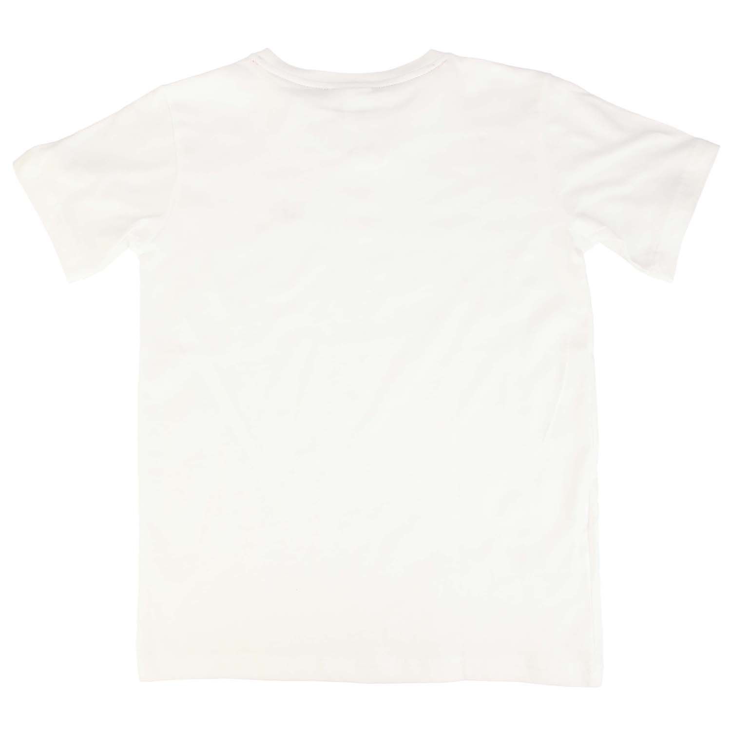 White Lacoste Boys Crew Neck Cotton Jersey T-Shirt - Get The Label
