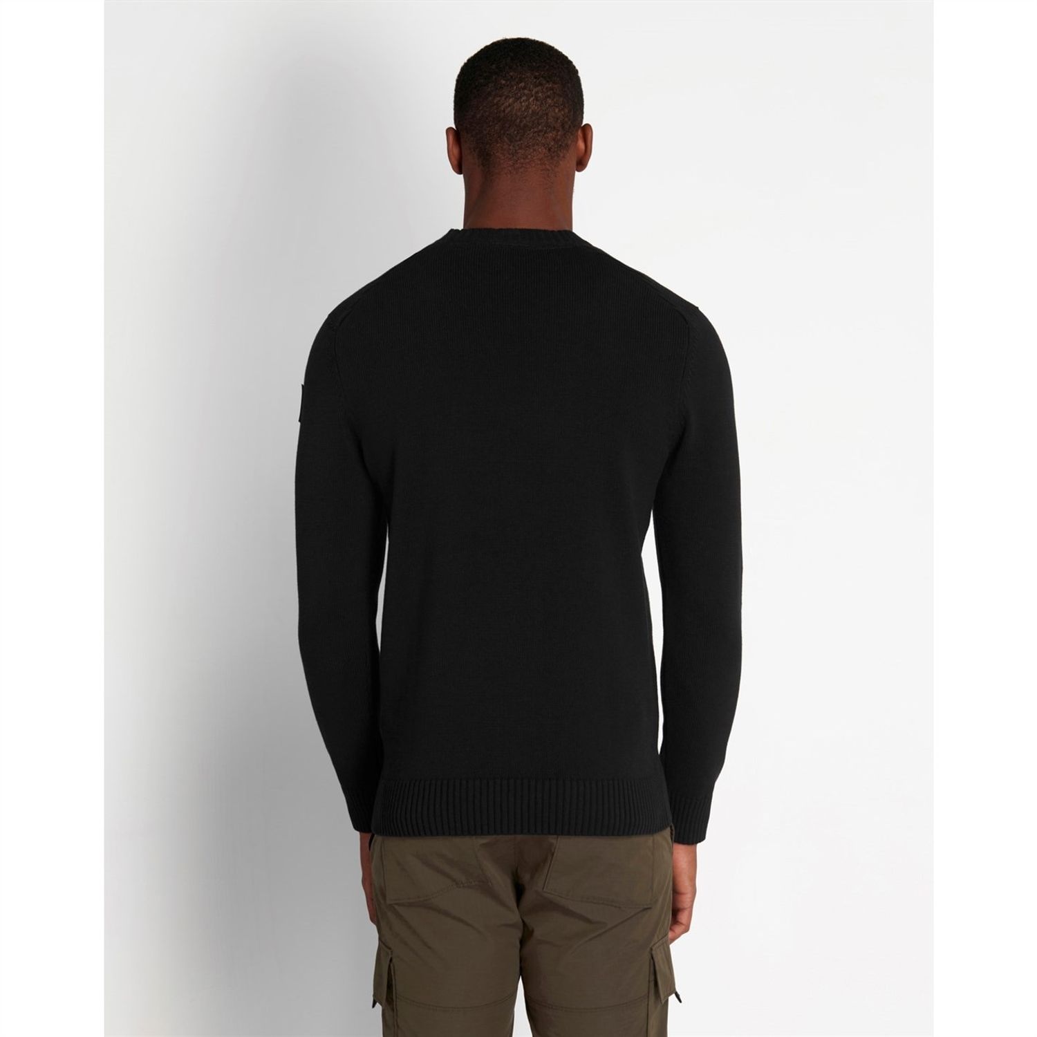 Black Lyle And Scott Crew Knit Jumper - Get The Label