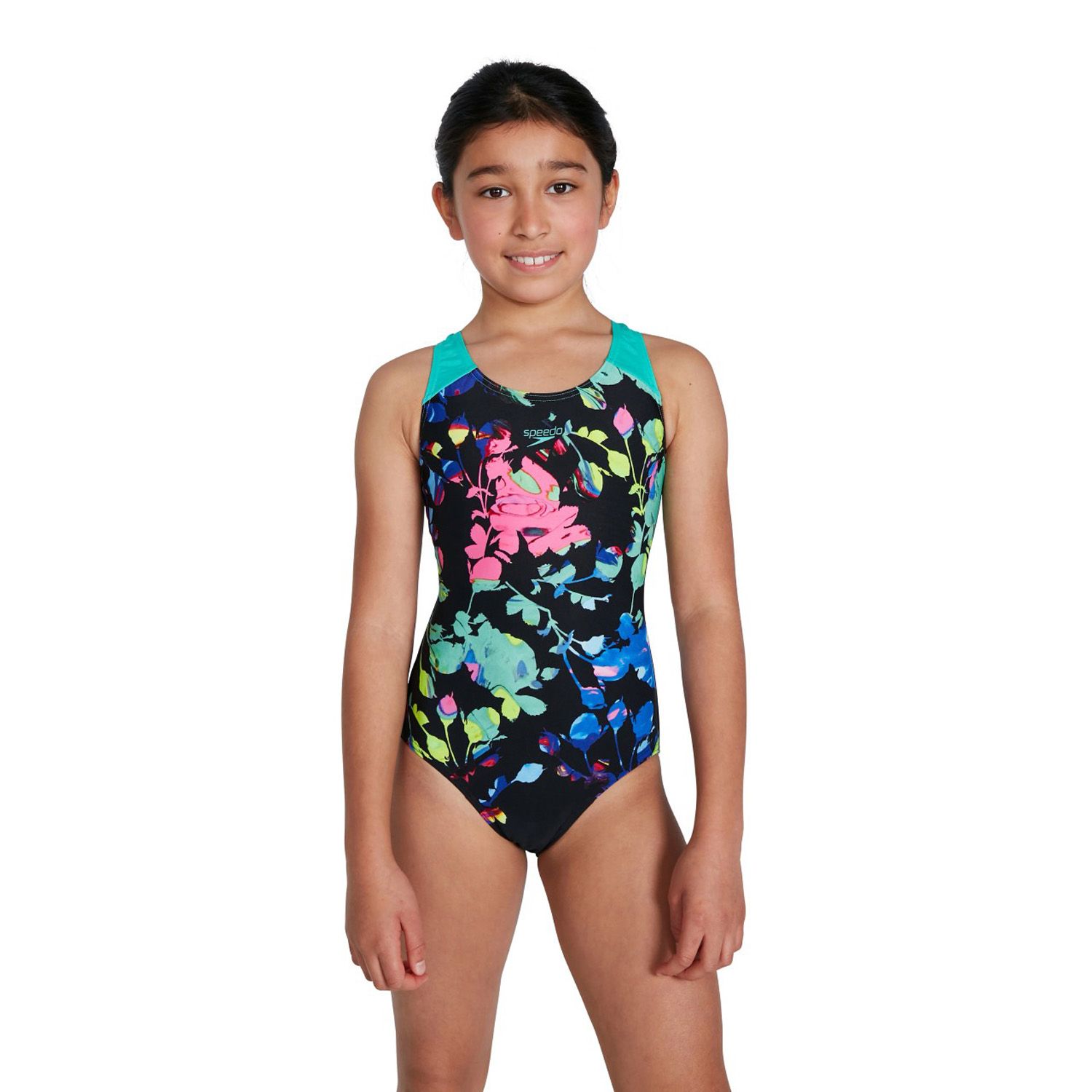 Girls Digital Splashback Swimsuit
