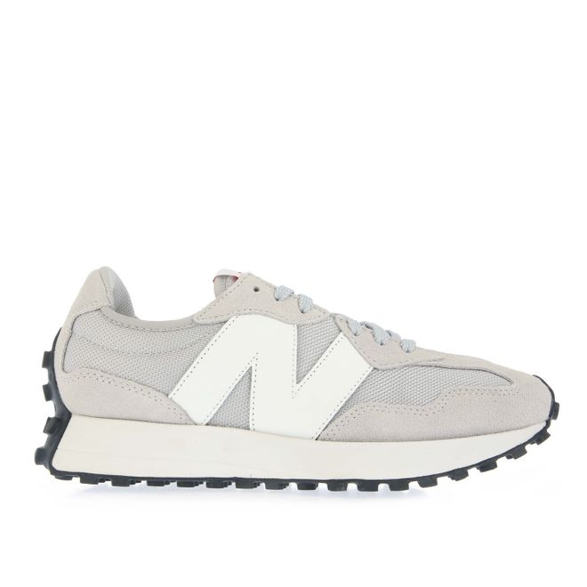 Grey White New Balance Mens 327 Trainers - Get The Label