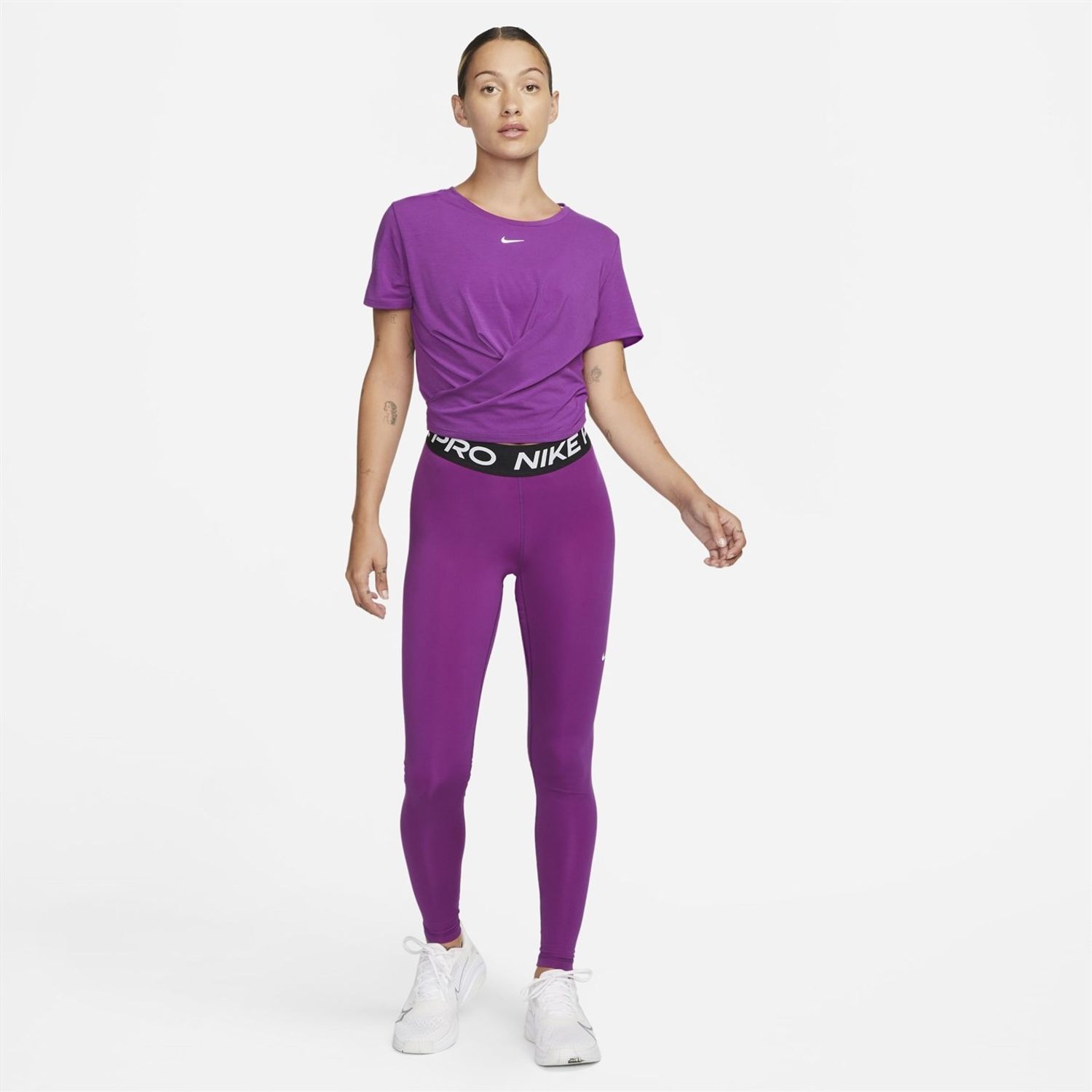 Nike Pro Hypercool Tights 3/4 Cosmic Purple Women