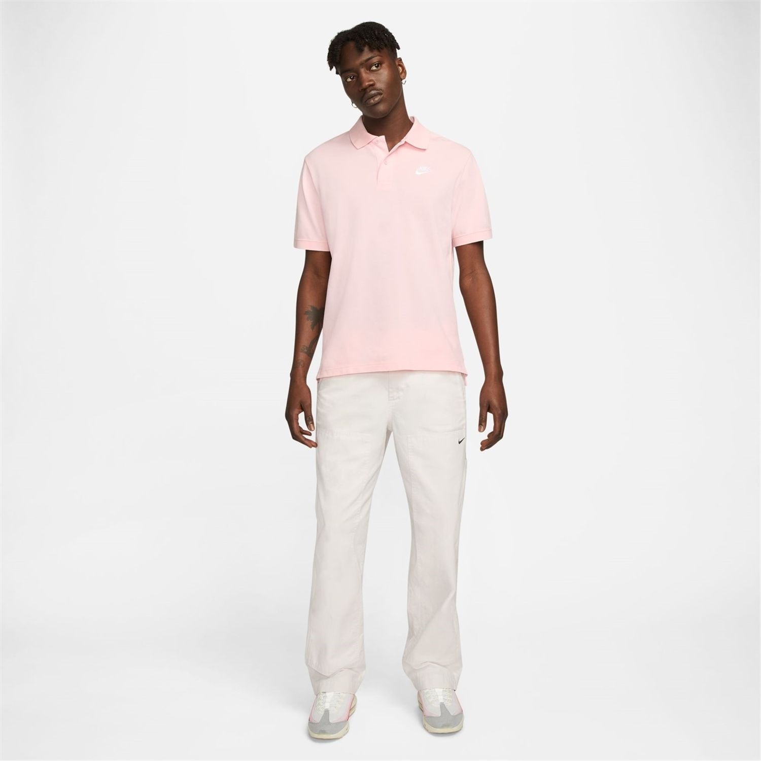 Pink Nike Mens Match Up Polo Shirt - Get The Label