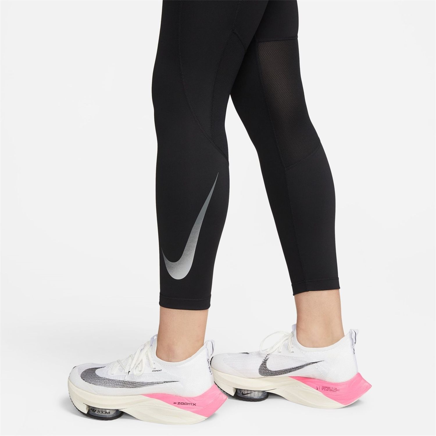 Black Nike Womens Dri Fit Fast Mid Rise 7 8 Leggings - Get The Label